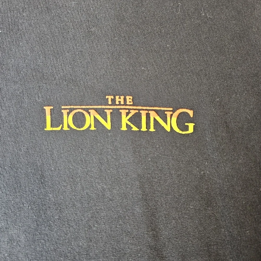 Disney Hakuna Matata‎ Lion King Spirit Jersey Size XL Pumba Timon Black